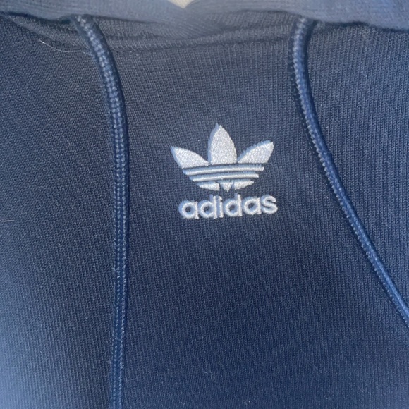 Adidas Women’s Hooded Crop Sweatshirt - Picture 2 of 4